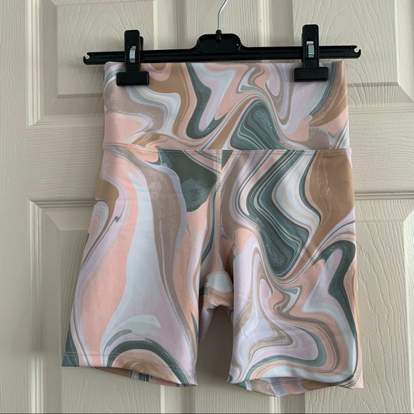 Free People Marble Biker Shorts - Picture 3 of 5